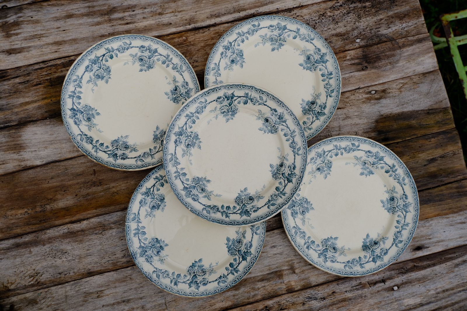 Blue iron earth plates