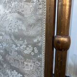 Old gilded wooden screen – Japanese-style fabric