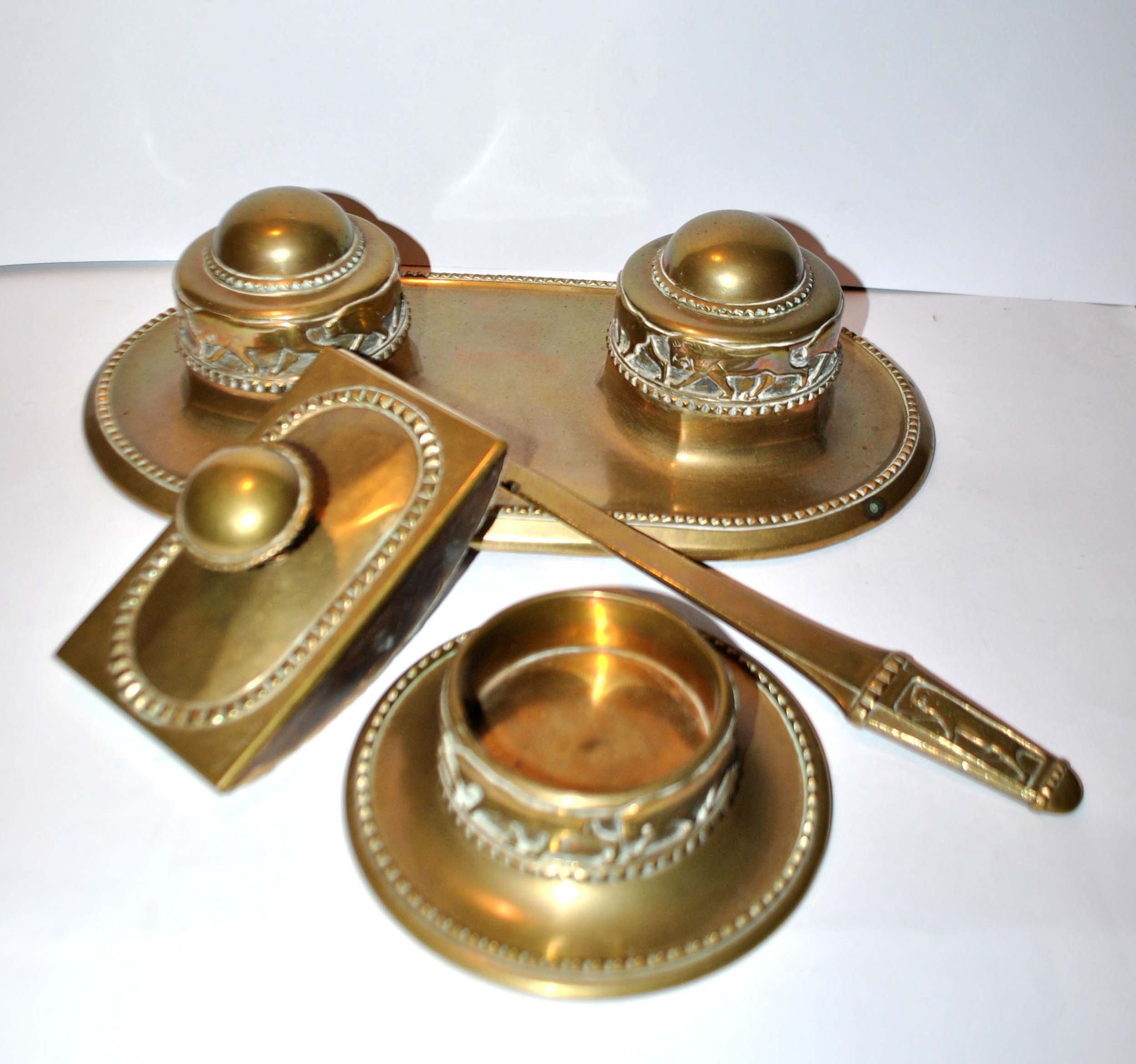 Office kit lions bronze art deco 1920