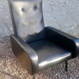 Black vintage armchair