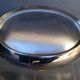 Phenix bowl on foot silver metal center table 1940