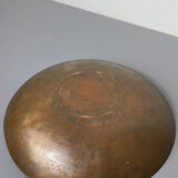 Ancien plat en cuivre émaillé