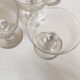 Set de 6 coupes à champagne en cristal sonnant années 20s