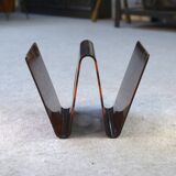 Design magazine rack in resin published by Alpac France 1970