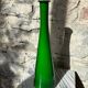 Bright green “Opalino Italy” vase