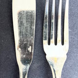 Christofle silver-plated fish cutlery (24 pieces)