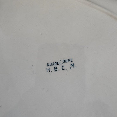 Iron Earth dish Creil Montereau