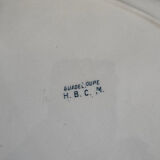 Iron Earth dish Creil Montereau