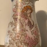 Kaiser vase in glazed porcelain by Nossek