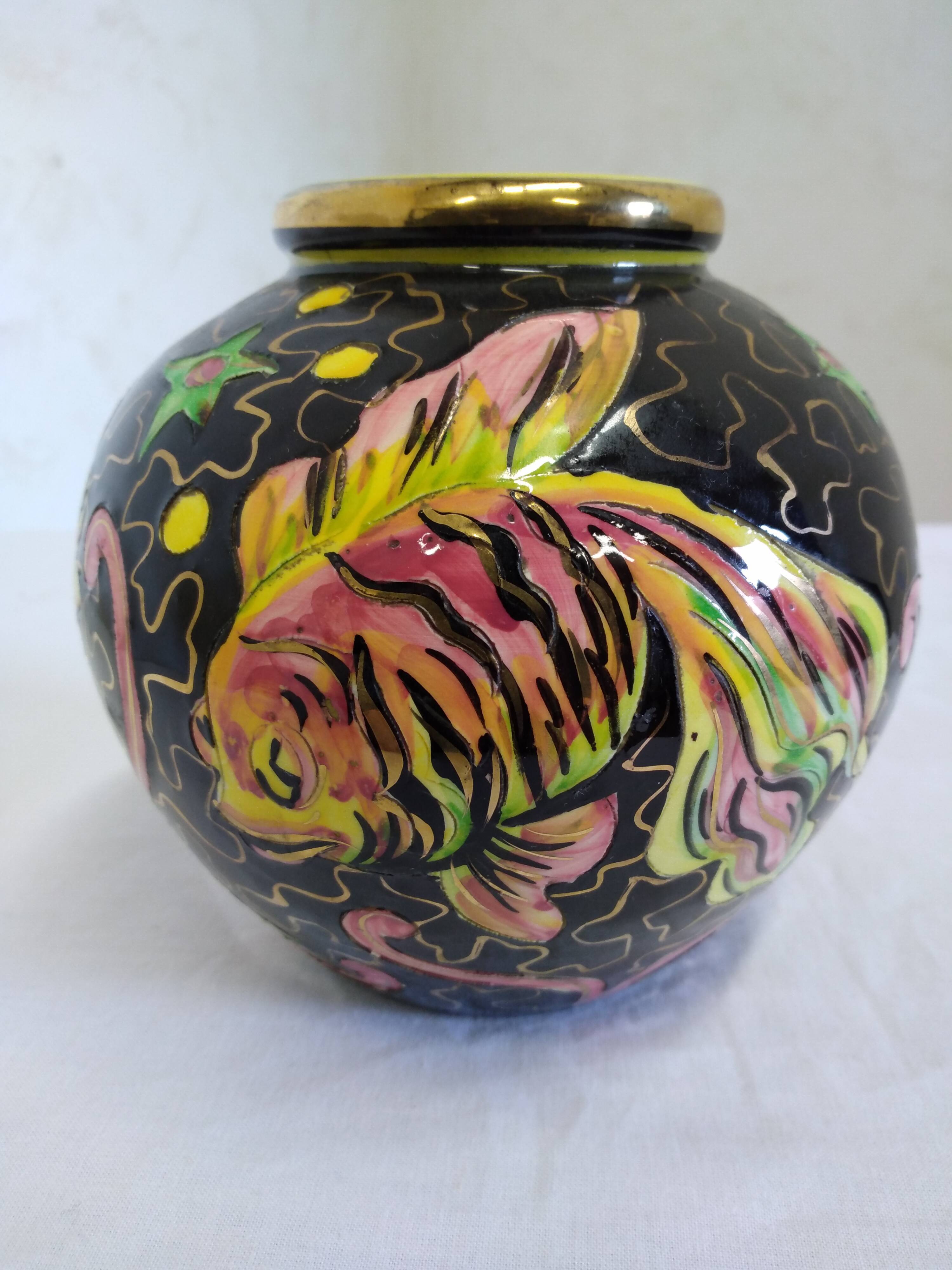 Cerart Monaco fish vase numbered fish