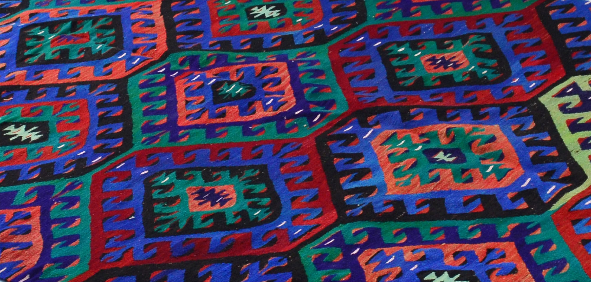 Anatolian handmade kilim rug 348 cm x 176 cm