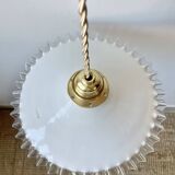 Opaline pendant light