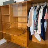 Armoire scandinave vintage penderie vitrine