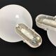 Large pair of vintage Italian wall sconces in the shape of a bulb. NFS