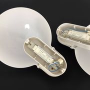 Large pair of vintage Italian wall sconces in the shape of a bulb. NFS