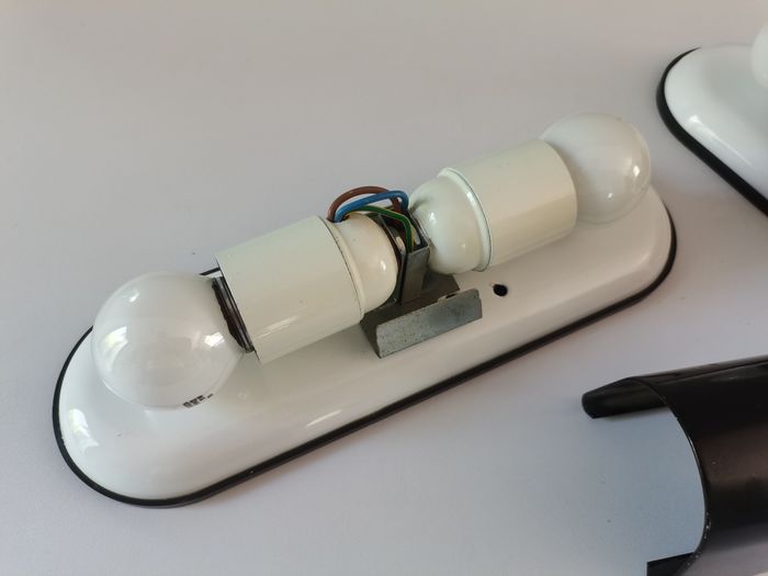 Dui model wall lamps by Vico Magistretti for Artemide