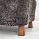 1960s, Danish design, reupholstered armchair, genuine sheepskin.
