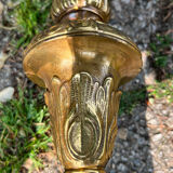 Old bronze floor lamp foot