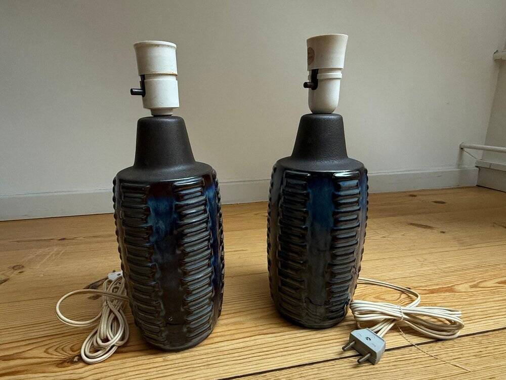 Table lamps attributed to Einar Johansen for Søholm, 1960s, set of 2