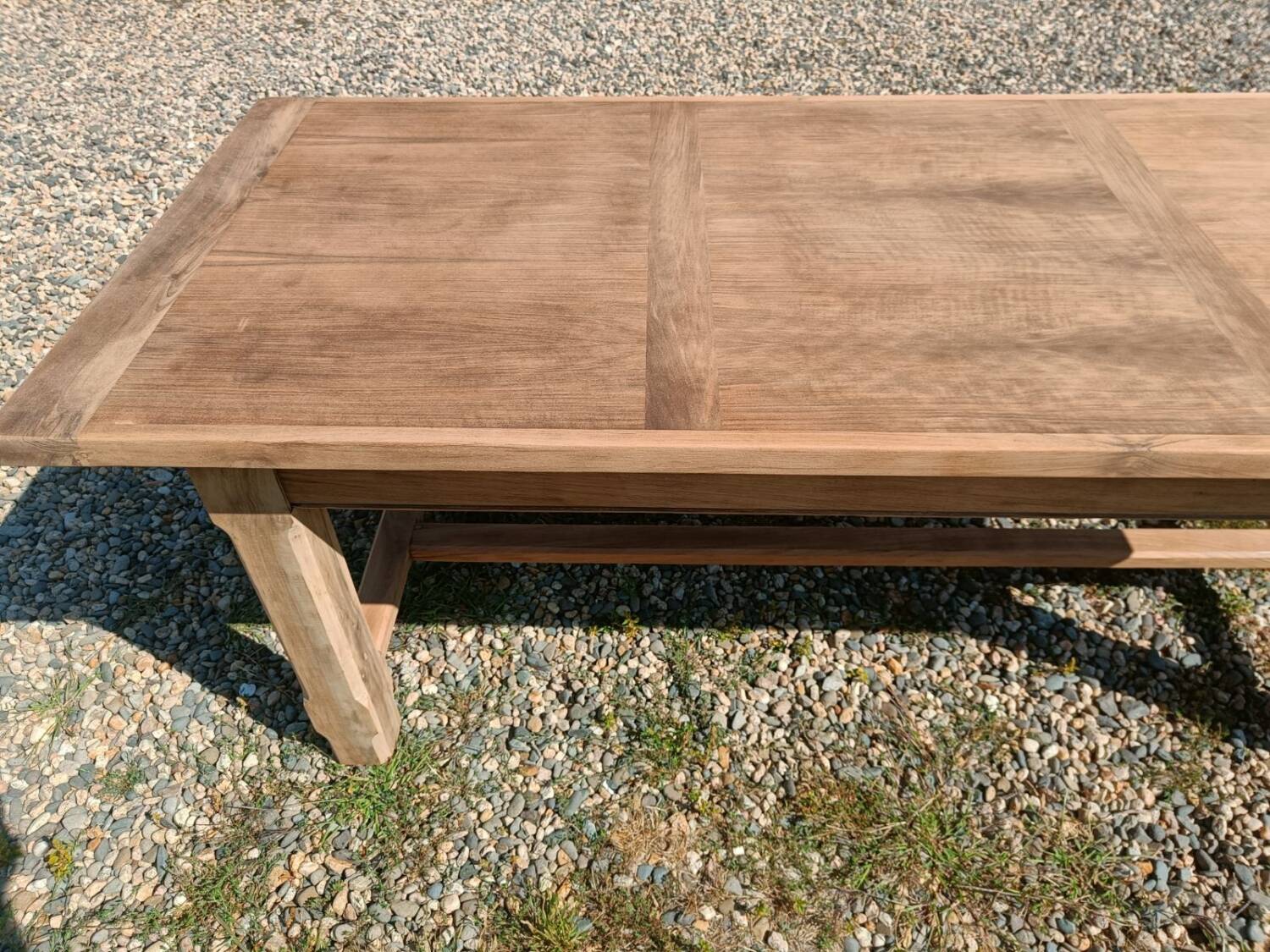 Farmhouse table with bench