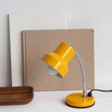 Small vintage yellow desk lamp