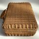 Rattan suitcase, 1960s-70s