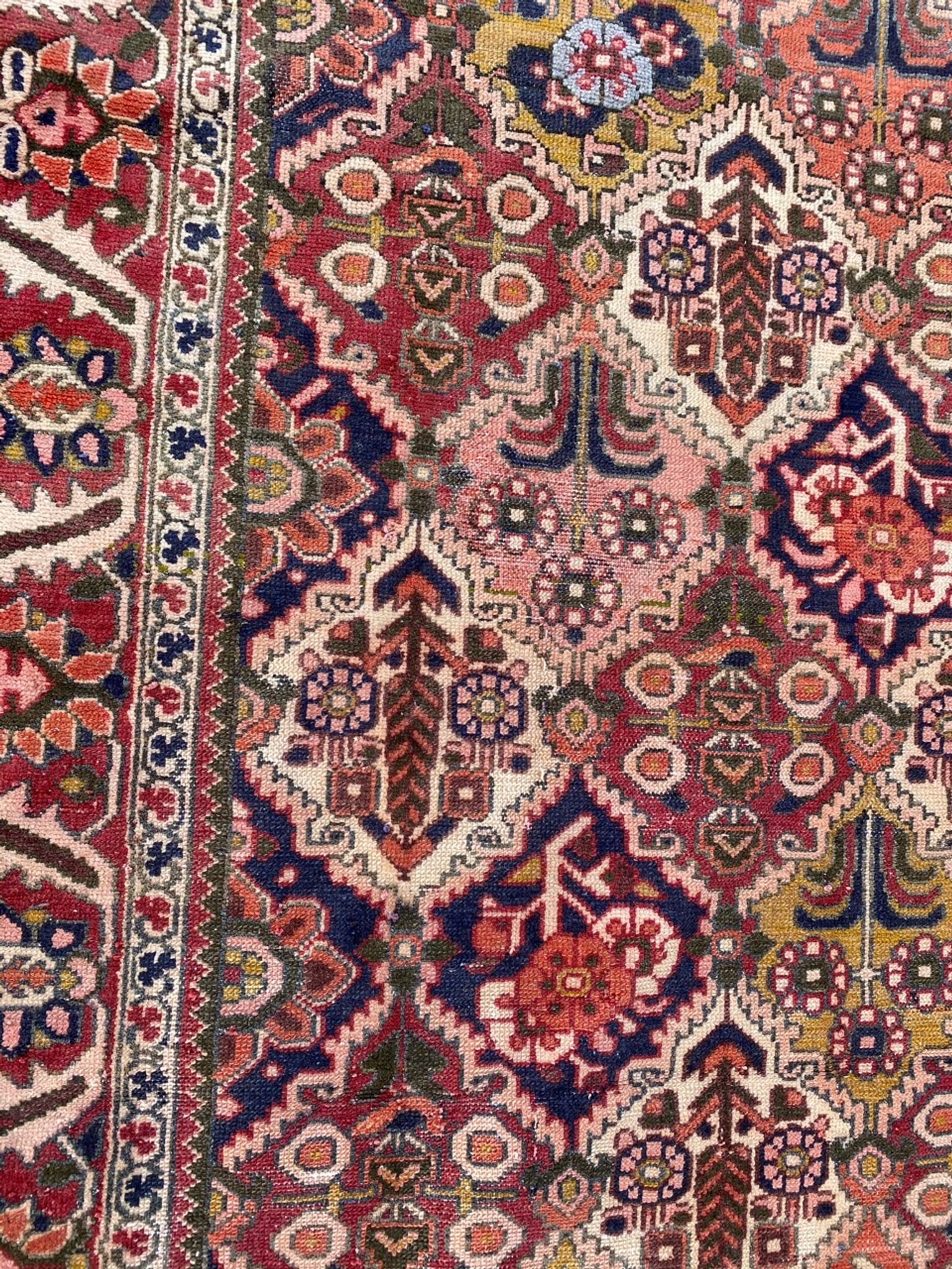 Tapis vintage persan Bakhtiar 210x296 cm