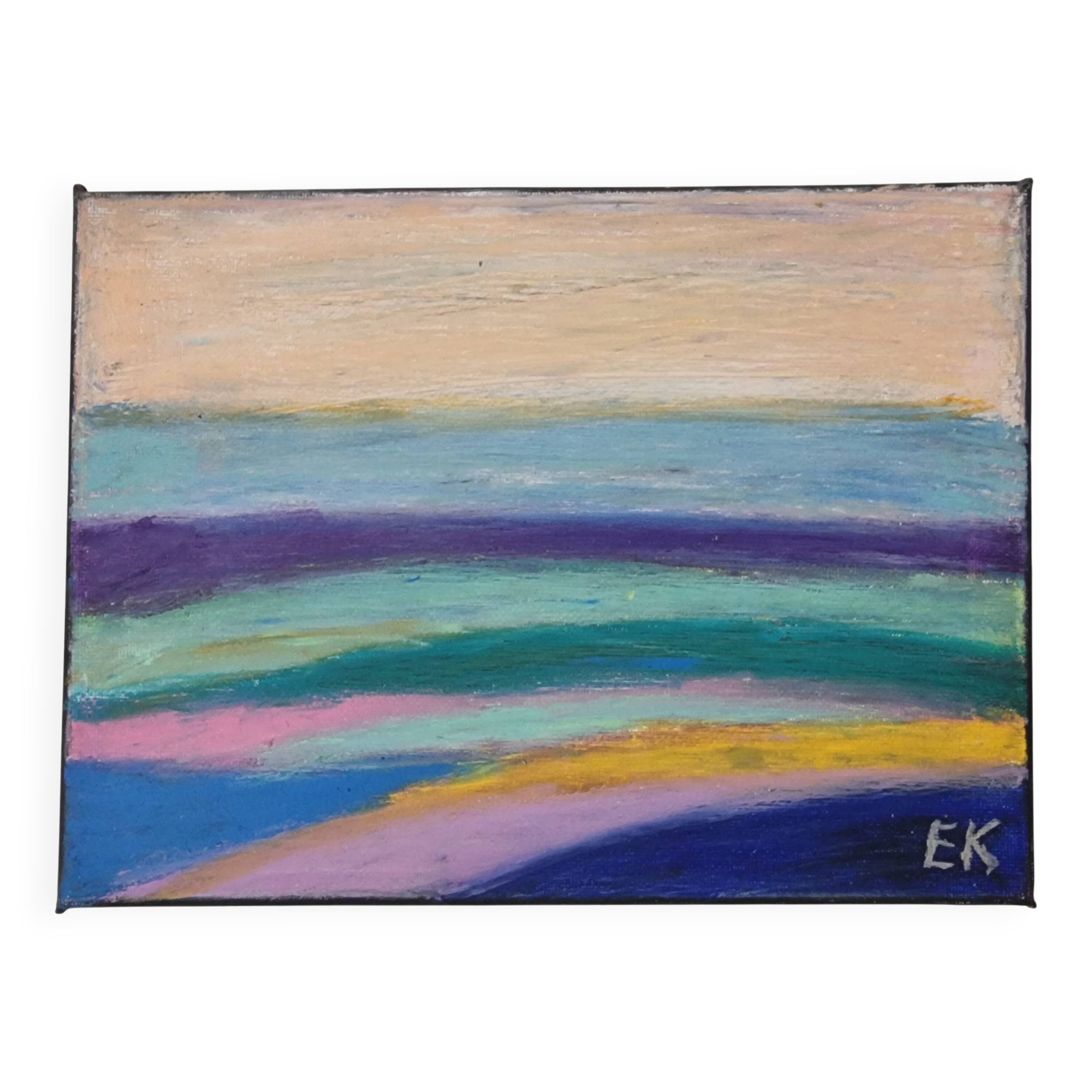 Pastel oil painting