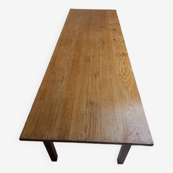 Large oak farm table