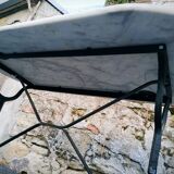 Marble bistro table