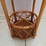 Portable bar in rattan 60s-70s