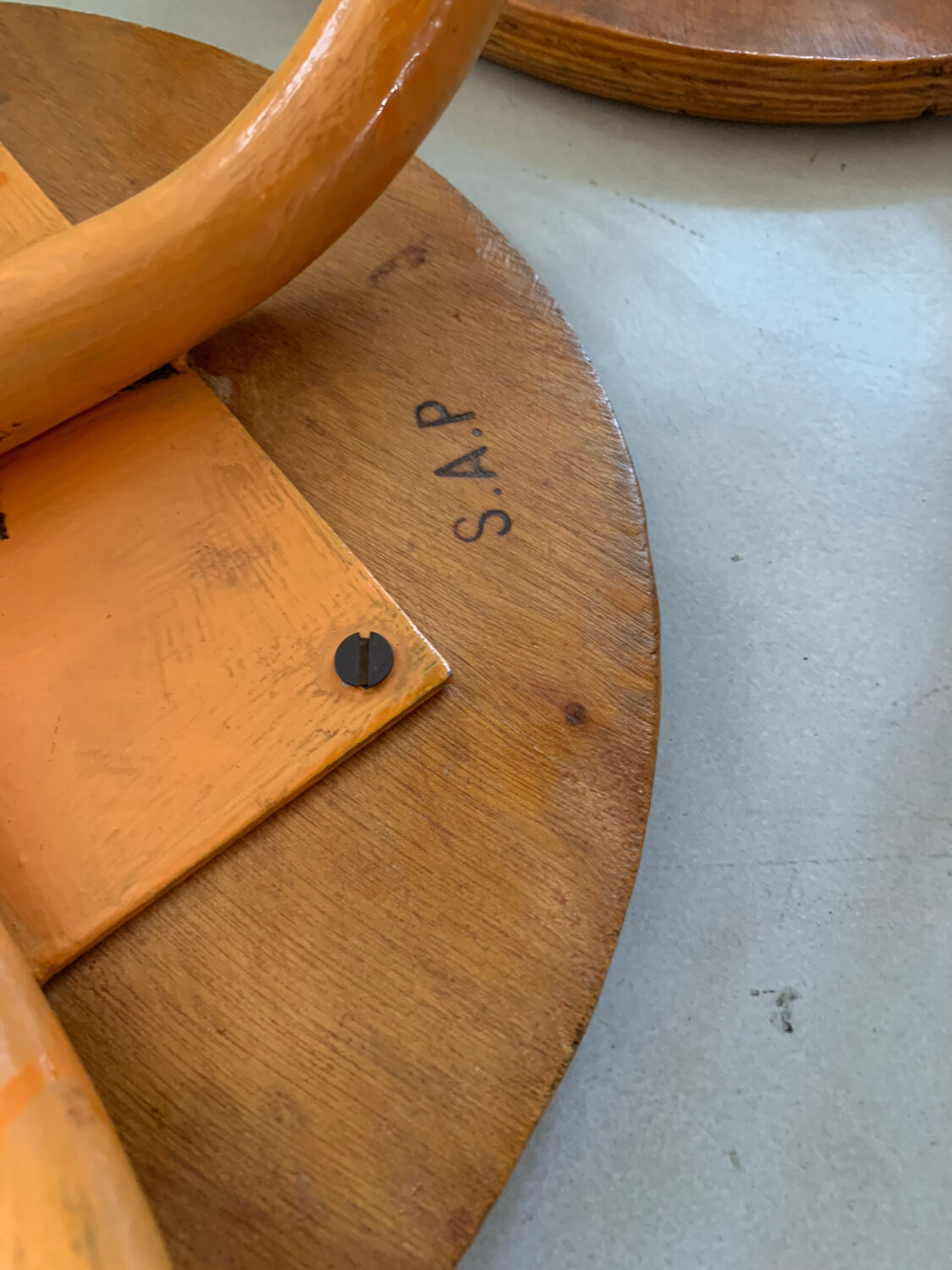 Set of 4 workshop stools