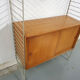 Pinewood wall unit by Nils “Nisse” Strinning for String, Sweden 1950's