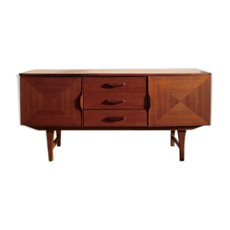 Sideboard inlaid teak 1960s