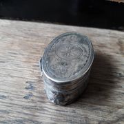 Tabatière de style napoléon III en argent