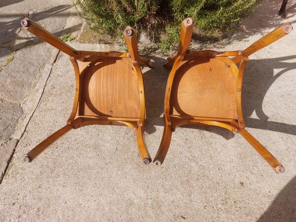 3 chaises bistrot Luterma
