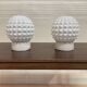 Pair of opaline and porcelain wall lights scandinavian design 1950.