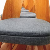 Set of five chairs, design. A. Suman, Tatra Nabytok, Czechoslovakia, 60s