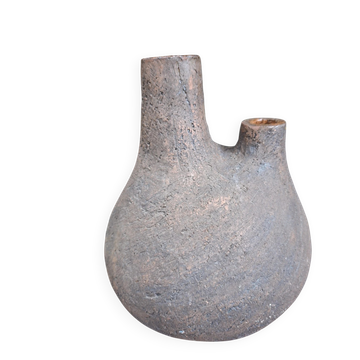 Brutalist Double Ceramic Vase