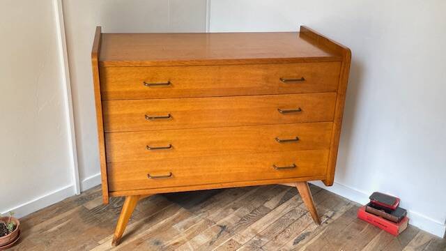 COMMODE Pieds Compas VINTAGE