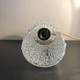 Vintage glass hanging lamp