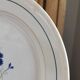 6 old mismatched blue/white plates St Amand, Moulin des loups