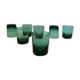 8 verres verts