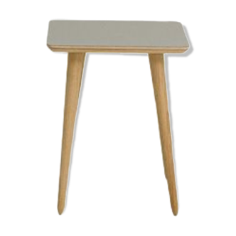 Table basse format carré stratifié gris foncé (40x40cm)