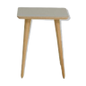 Table basse format carré stratifié gris foncé (40x40cm)