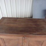 Solid wood low sideboard