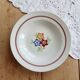 Assiette creuse vintage Moulin des Loups - Modèle La Ruche – Décor floral