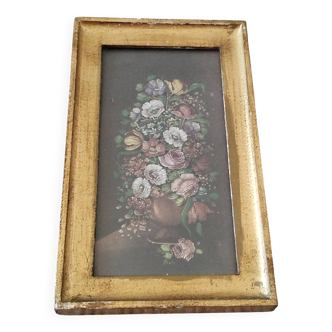 Miniature flemish school flowers
