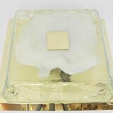 Square ceiling light Kalmar in organic Murano glass, Austria, 1960s.