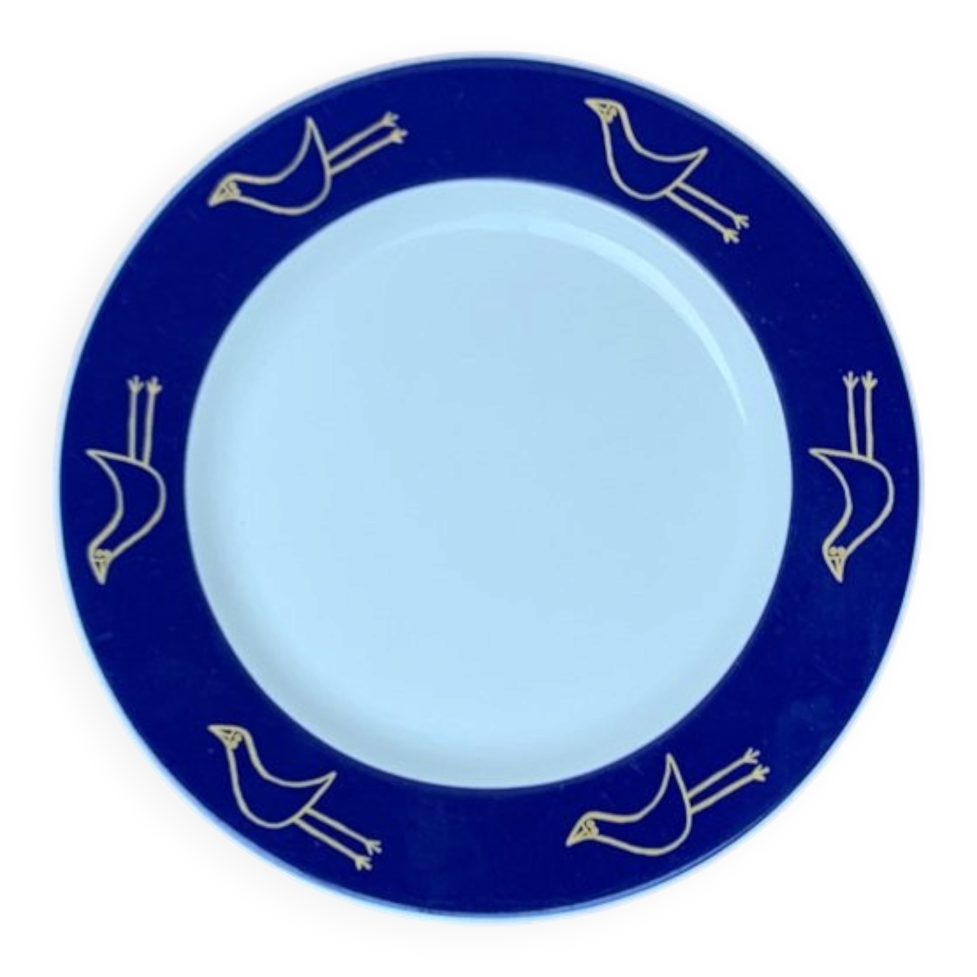 German series of postmodern flying object plates by David Palterer and Sieger Design for Arzberg, 1990s, set of 8.